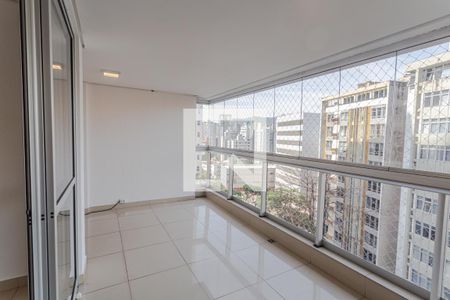 Varanda da Sala de apartamento para alugar com 4 quartos, 167m² em Santo Agostinho, Belo Horizonte