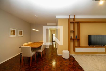 Sala de Estar e Jantar de apartamento para alugar com 3 quartos, 110m² em Cerqueira César, São Paulo