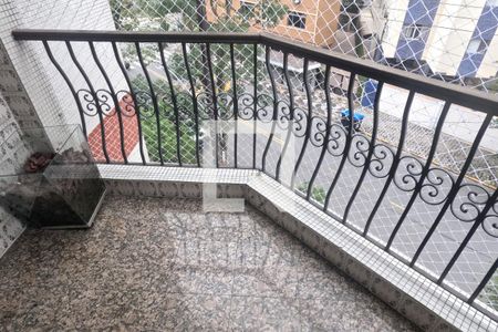 Varanda da Sala de apartamento para alugar com 3 quartos, 196m² em Aparecida, Santos