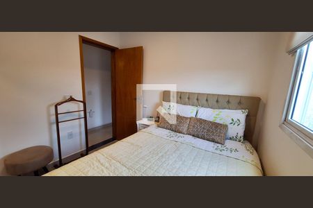 Suíte de apartamento à venda com 2 quartos, 51m² em Vila Camilópolis, Santo André