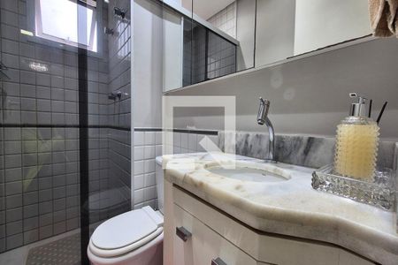 Banheiro de apartamento à venda com 2 quartos, 61m² em Jardim São Vicente, Campinas