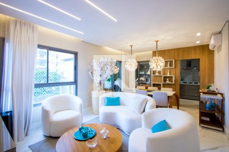 Sala de apartamento para alugar com 4 quartos, 153m² em Jardim, Santo André