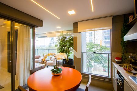 Varanda gourmet de apartamento para alugar com 4 quartos, 153m² em Jardim, Santo André