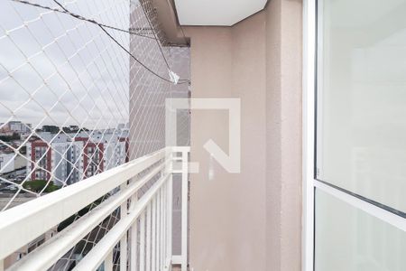 Varanda da Sala de apartamento para alugar com 2 quartos, 48m² em Vila Carmosina, São Paulo