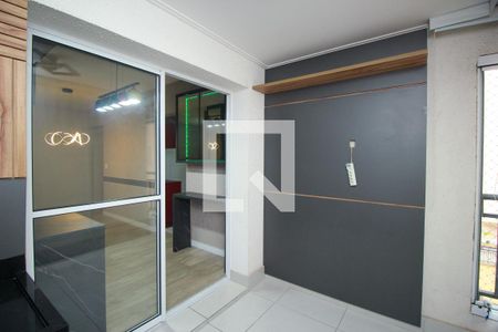 Varanda gourmet de apartamento à venda com 3 quartos, 96m² em Parque Bandeirante, Santo André