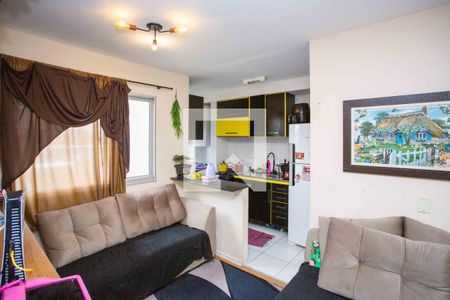 Sala de apartamento à venda com 2 quartos, 44m² em Jardim Concordia, Diadema