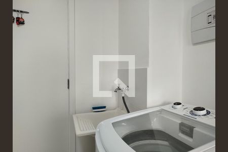 Cozinha com e área de serviço de kitnet/studio à venda com 1 quarto, 27m² em Guaiauna, São Paulo