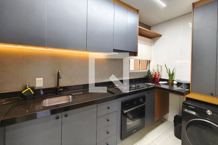 Cozinha de apartamento à venda com 2 quartos, 61m² em Parque Fazendinha, Campinas