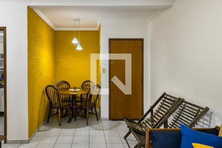 Sala de apartamento para alugar com 1 quarto, 49m² em Guilhermina, Praia Grande