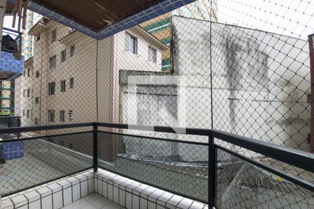Sacada  de apartamento para alugar com 1 quarto, 49m² em Guilhermina, Praia Grande