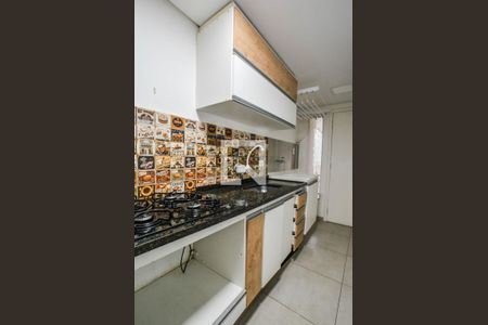 Cozinha de casa para alugar com 1 quarto, 40m² em Vila Sacadura Cabral, Santo André