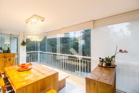 Varanda gourmet de apartamento à venda com 3 quartos, 158m² em Centro Empresarial Tamboré, Santana de Parnaíba