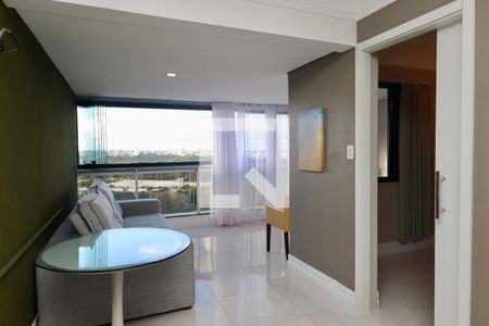 Sala de apartamento para alugar com 1 quarto, 50m² em Caminho das Árvores, Salvador
