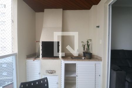 Varanda de apartamento para alugar com 3 quartos, 89m² em Jardim Las Palmas, Guarujá