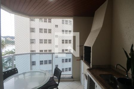 Varanda de apartamento para alugar com 3 quartos, 89m² em Jardim Las Palmas, Guarujá