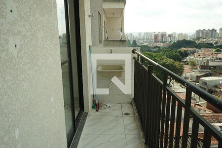 Varanda da Sala de apartamento para alugar com 2 quartos, 48m² em Vila Formosa, São Paulo