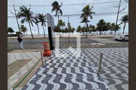 Vista da Rua de apartamento para alugar com 1 quarto, 42m² em Aviação, Praia Grande