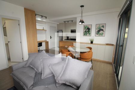 Sala de apartamento para alugar com 1 quarto, 56m² em Jardim Esplanada, São José dos Campos