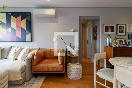 Sala de apartamento à venda com 2 quartos, 79m² em Brooklin, São Paulo