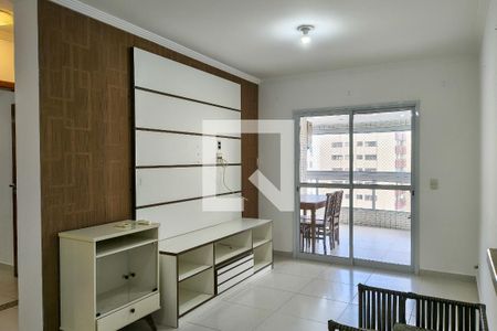 Sala de apartamento para alugar com 2 quartos, 91m² em Aviação, Praia Grande