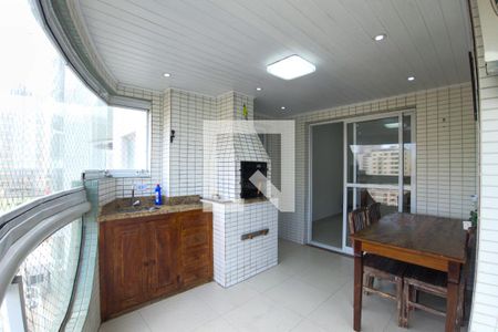 Varanda da sala  de apartamento para alugar com 2 quartos, 91m² em Aviação, Praia Grande