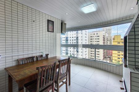 Varanda da sala  de apartamento para alugar com 2 quartos, 91m² em Aviação, Praia Grande