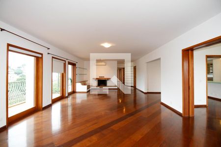 Sala de Estar e Jantar de apartamento para alugar com 4 quartos, 297m² em Vila Madalena, São Paulo