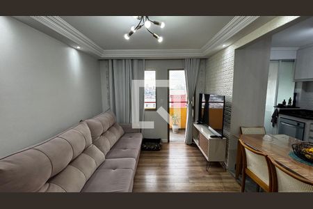 Sala - Sala de Jantar  de apartamento à venda com 3 quartos, 76m² em Parque das Nações, Santo André