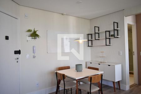 Sala/Cozinha de apartamento para alugar com 1 quarto, 43m² em Vila Clementino, São Paulo