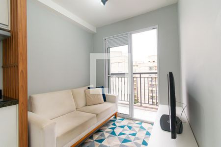 Sala de apartamento à venda com 1 quarto, 28m² em Vila Tolstoi, São Paulo
