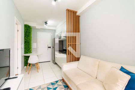 Sala de apartamento à venda com 1 quarto, 28m² em Vila Tolstoi, São Paulo