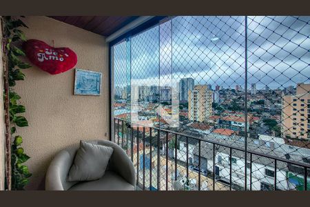 Varanda da Sala de apartamento à venda com 2 quartos, 74m² em Vila Sao Paulo, São Paulo