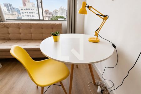 Dormitório de apartamento para alugar com 1 quarto, 32m² em Bela Vista, São Paulo