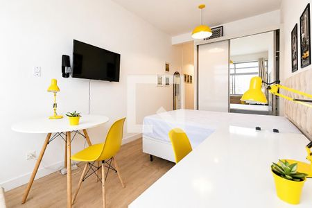 Dormitório de apartamento para alugar com 1 quarto, 32m² em Bela Vista, São Paulo