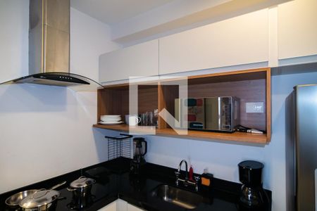 Sala / Cozinha de apartamento para alugar com 2 quartos, 44m² em Bela Vista, São Paulo