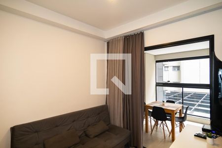 Sala / Cozinha de apartamento para alugar com 2 quartos, 44m² em Bela Vista, São Paulo