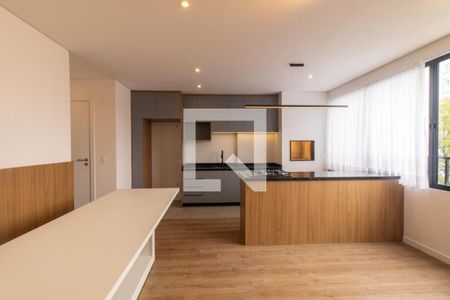 Sala/Cozinha de apartamento para alugar com 2 quartos, 56m² em Bacacheri, Curitiba