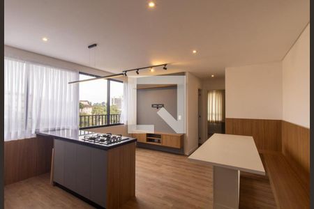 Sala/Cozinha de apartamento para alugar com 2 quartos, 56m² em Bacacheri, Curitiba