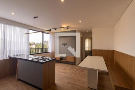 Sala/Cozinha de apartamento para alugar com 2 quartos, 56m² em Bacacheri, Curitiba