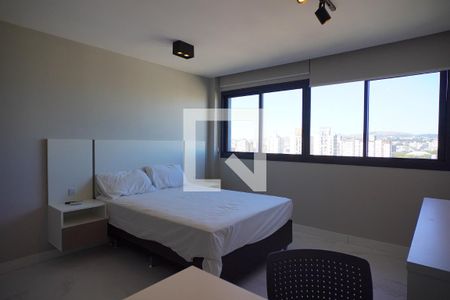 Sala _quarto  de kitnet/studio para alugar com 1 quarto, 29m² em Cidade Baixa, Porto Alegre