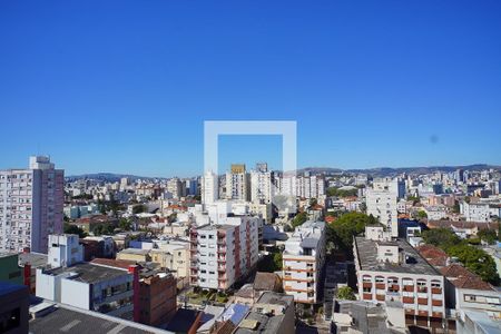 Sala _quarto _Vista  de kitnet/studio para alugar com 1 quarto, 29m² em Cidade Baixa, Porto Alegre