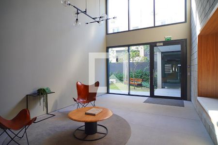 Área comum de kitnet/studio para alugar com 1 quarto, 29m² em Cidade Baixa, Porto Alegre