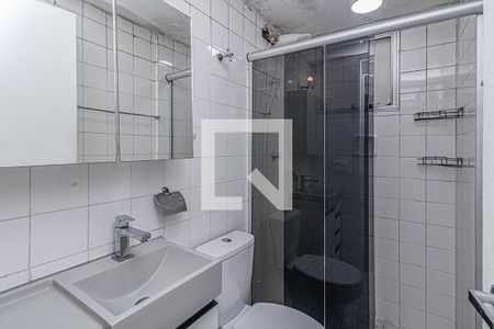 banheiro social_1 de apartamento para alugar com 2 quartos, 52m² em Jardim Celeste, São Paulo