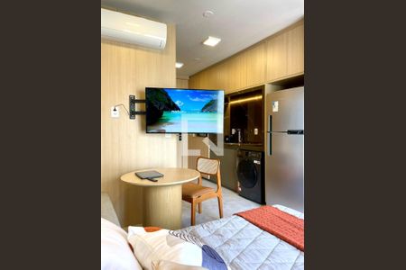 Cozinha de kitnet/studio à venda com 1 quarto, 25m² em Vila Nova Conceição, São Paulo