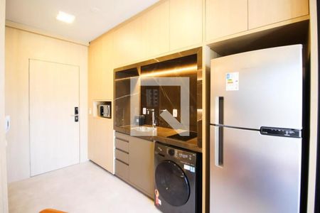 Cozinha de kitnet/studio à venda com 1 quarto, 25m² em Vila Nova Conceição, São Paulo