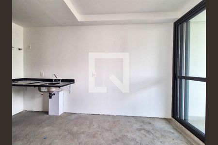Sala/Cozinha de apartamento à venda com 1 quarto, 36m² em Consolação, São Paulo