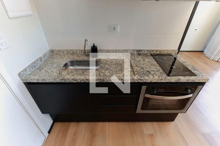 Cozinha de kitnet/studio para alugar com 1 quarto, 25m² em Santana, São Paulo
