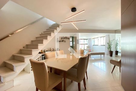 Sala de Jantar de apartamento à venda com 5 quartos, 340m² em Sion, Belo Horizonte