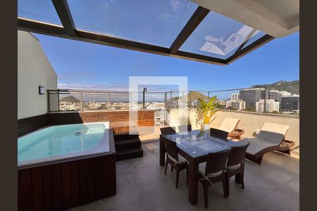 Varanda/Terraço de apartamento à venda com 2 quartos, 160m² em Recreio dos Bandeirantes, Rio de Janeiro