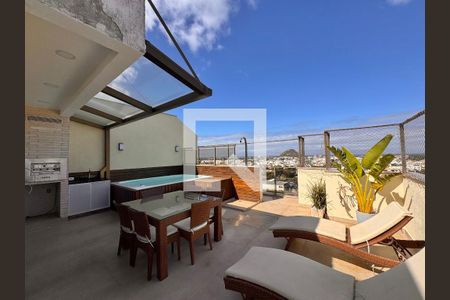 Varanda/Terraço de apartamento à venda com 2 quartos, 160m² em Recreio dos Bandeirantes, Rio de Janeiro